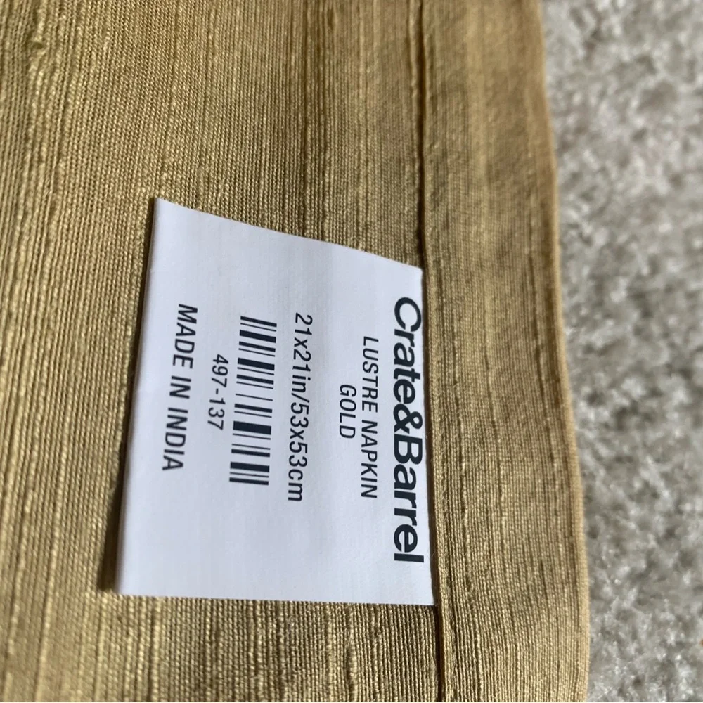 Crate & Barrel Cloth Napkins